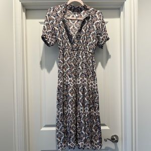 Patterned Midi Dress✨